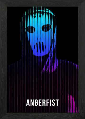 Angerfist poster arte - angerfist,
